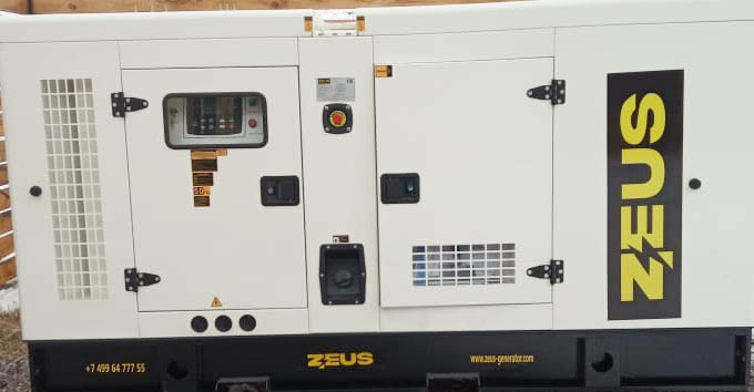 Дизельный генератор Zeus 52 кВт, на базе промышленного двигателя Cummins для строительства