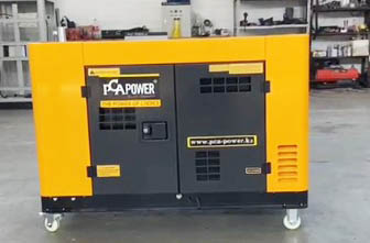 Дизельный генератор PGA Power 8 кВт в шумозащитном кожухе с АВР и ПОЖ - для частного дома