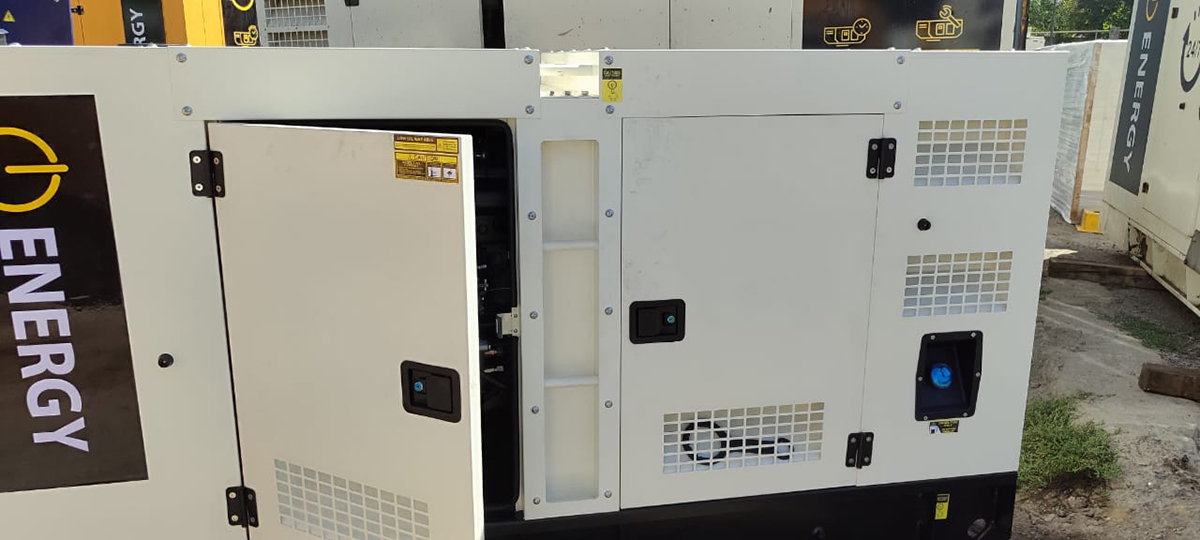 Дизельный генератор ENERGY 120 кВт в кожухе на базе двигателя Ricardo для ресторанного бизнеса