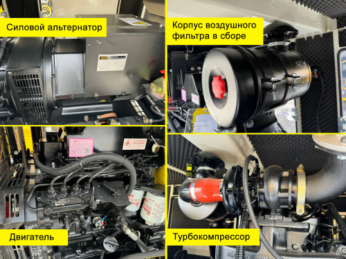 Дизельный генератор ZEUS AD52-T400B в кожухе с АВР