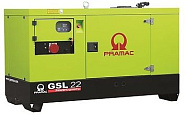 Дизельный генератор Pramac GSL 22 D в кожухе с АВР