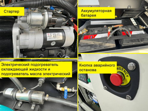 Дизельный генератор ZEUS AD256-T400B в кожухе с АВР