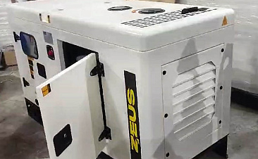 Дизельный генератор 20 кВт Zeus в кожухе, на базе промышленного двигателя Ricardo -для рыбоводческого хозяйства