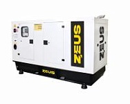 Дизельный генератор ZEUS AD52-T400B в кожухе с АВР